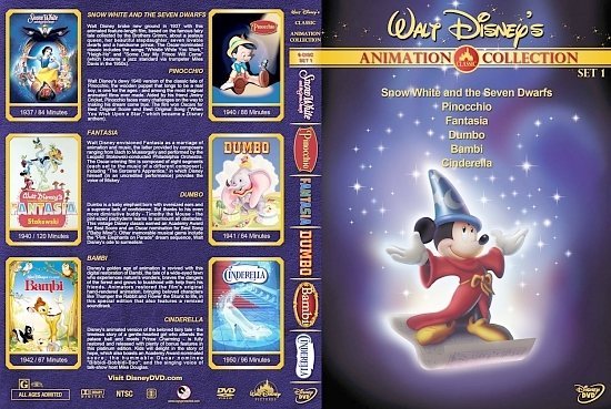 dvd cover Walt Disney's Classic Animation Collection Set 1