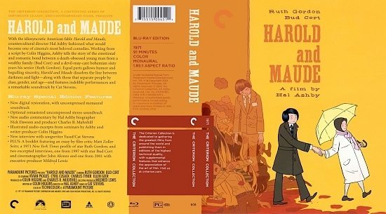 dvd cover Harold and Maude