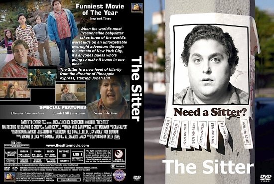 dvd cover The Sitter