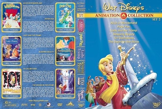 dvd cover Walt Disney's Classic Animation Collection Set 2