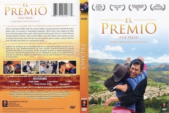 dvd cover El Premio The Prize