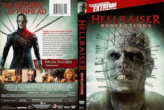 dvd cover Hellraiser Revelations