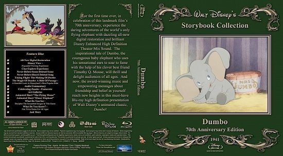 dvd cover Dumbo 70th Anniversary Edition