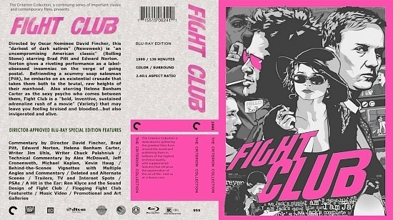 dvd cover Fight Club