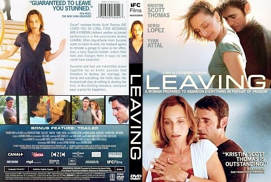 dvd cover Leaving