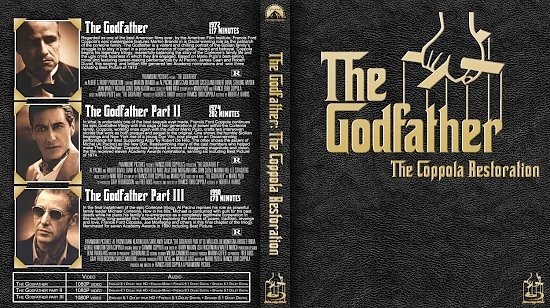 dvd cover The Godfather Coppola Restoration