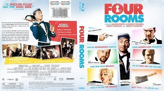 dvd cover Four Rooms