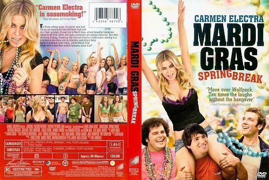 dvd cover Mardi Gras Spring Break