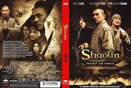 dvd cover Shaolin