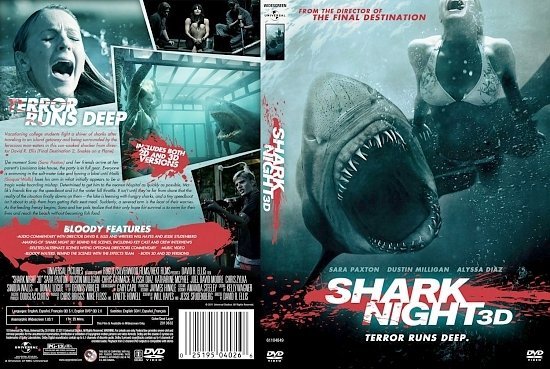 dvd cover shark night 3d