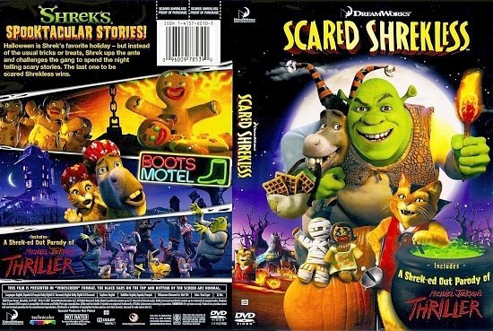 dvd cover Scared Shrekless
