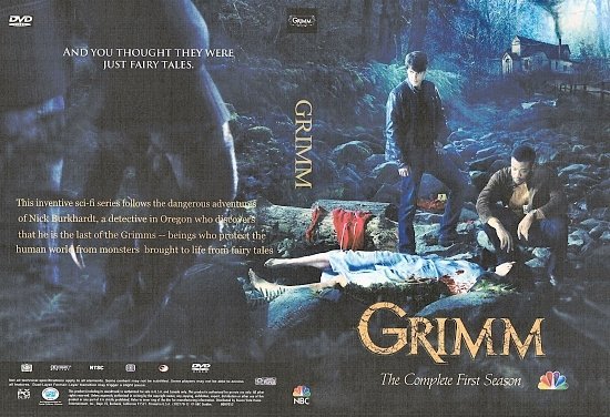 dvd cover Grimm: Season 1 (2011) R1 CUSTOM