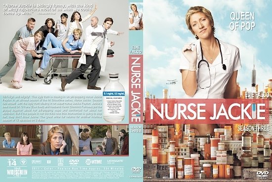 dvd cover Nurse Jackie: Season 1-2-3 - front s