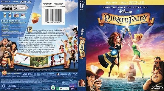 dvd cover The Pirate Fairy R1 Blu-Ray