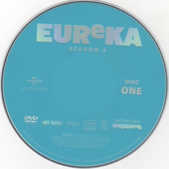 dvd cover Eureka: Season 5 R1