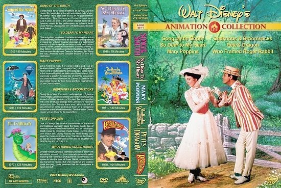 dvd cover Walt Disney's Live Action/Animation Collection Vol. 1