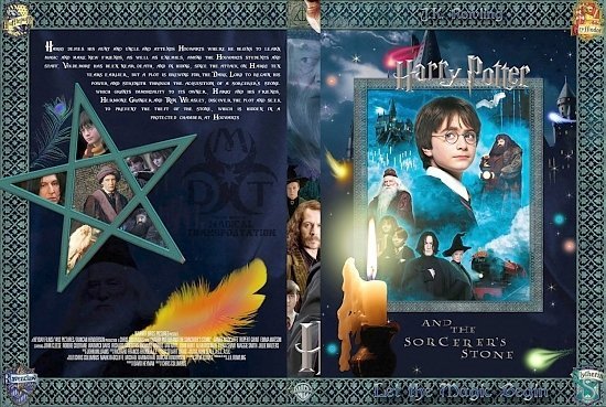 dvd cover Harry Potter And The Sorcerer's Stone