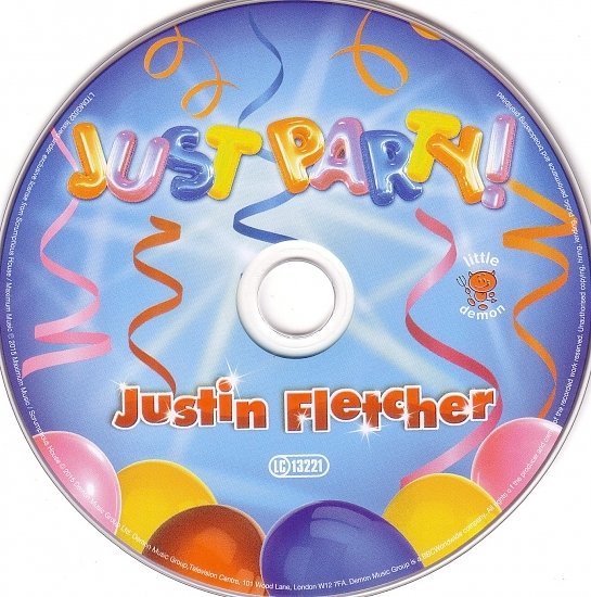 dvd cover Justin Fletcher - Just Party