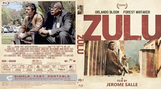 dvd cover Zulu R0 Custom Blu-Ray