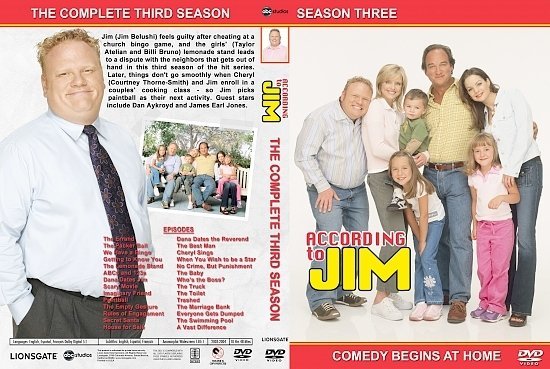 dvd cover According to Jim: All Seasons R1