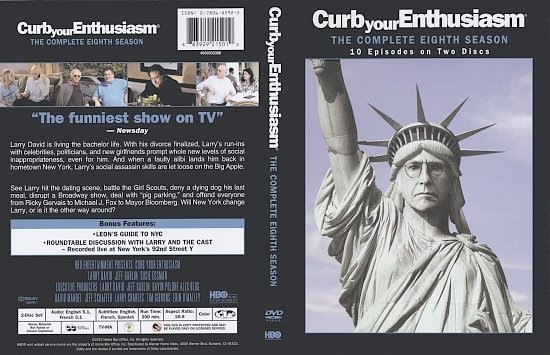 dvd cover Curb Your Enthusiasm: Season 8 R1
