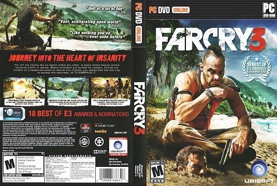 dvd cover FarCry 3