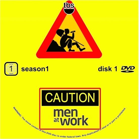 dvd cover Men At Work: Season 1 R1 CUSTOM