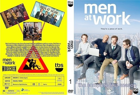 dvd cover Men At Work: Season 1 R1 CUSTOM