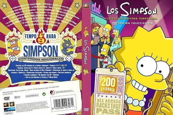 dvd cover The Simpsons: Season 9 (Spanish)