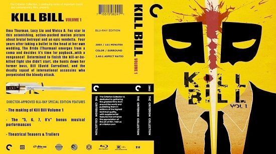 dvd cover Kill Bill Vol 1