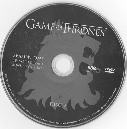 dvd cover Game Of Thrones: Season 1 (2011) R1