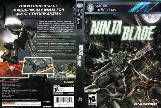 dvd cover Ninja Blade NTSC f amia
