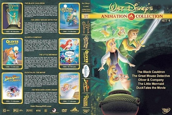 dvd cover Walt Disney's Classic Animation Collection Set 4
