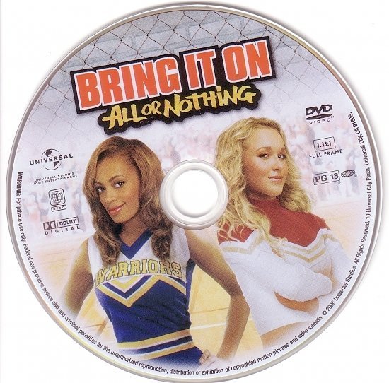 dvd cover Bring It On: All Or Nothing (2006) WS R1