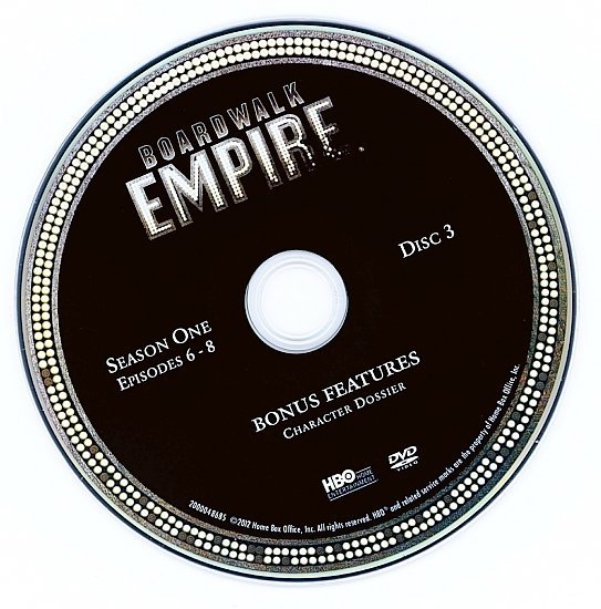 dvd cover Boardwalk Empire: The Complete First Season (2010) WS R1