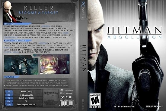 dvd cover Hitman Absolution