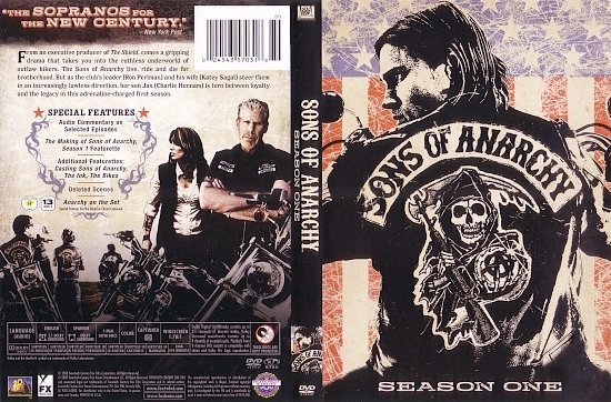 dvd cover Sons Of Anarchy: Season 1 R1