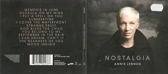 dvd cover Annie Lennox - Nostalgia