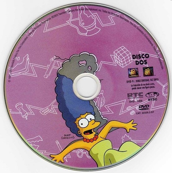 dvd cover The Simpsons: Season 3 (Spanish)
