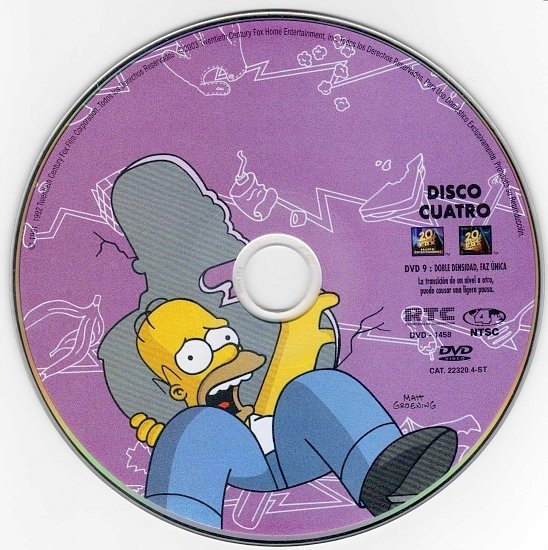 dvd cover The Simpsons: Season 3 (Spanish)