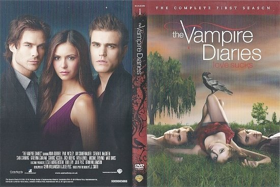 dvd cover The Vampire Diaries: Season 1 - R2
