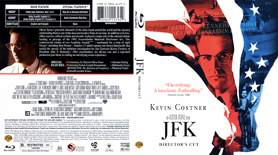 dvd cover JFK