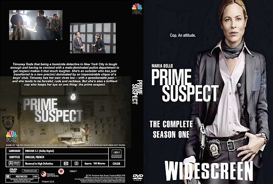 dvd cover Prime Suspect: Season 1 (2011) R1 CUSTOM