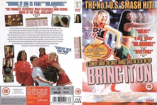 dvd cover Bring It On (2000) R2