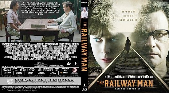 dvd cover The Railway Man R0 Custom Blu-ray