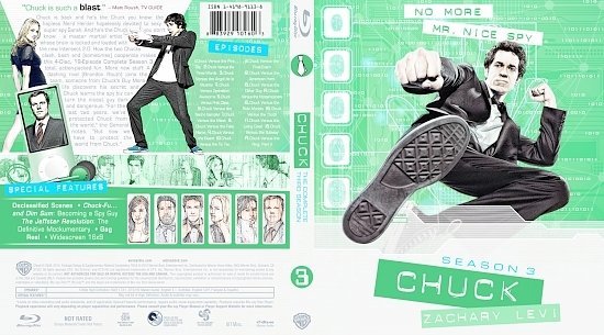 dvd cover Chuck Season 3