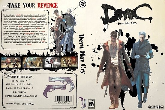 dvd cover DMC Devil May Cry