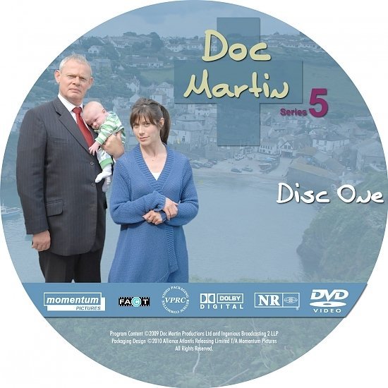 dvd cover Doc Martin: Series 5 (2011) R1 CUSTOM