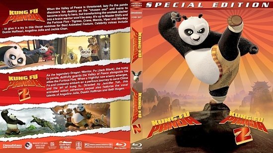 dvd cover Kung Fu Panda Double Feature version 2