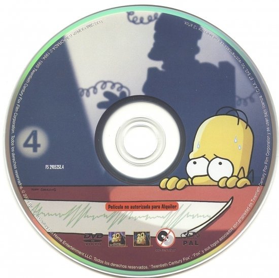 dvd cover The Simpsons: Season 6 (Spanish)